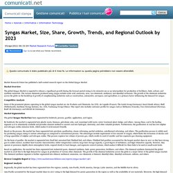 Syngas Market, Size, Share, Growth, Trends, and Regional Outlook by 2023