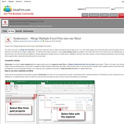 Synkronizer Excel Comparison Tool - My Blog