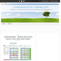 Synkronizer – Merge Multiple Excel Files into one Sheet - Synkronizer Excel Compare Tool