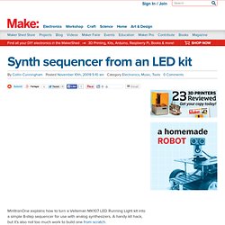 Online : Synth sequencer from an LED kit