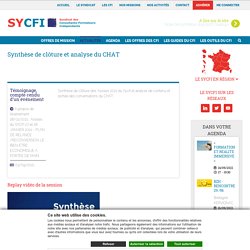 Synthèse de clôture et analyse du CHAT - SYCFI