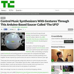 Control Music Synthesizers With Gestures Through This Arduino-Based Saucer Called ‘The UFO’