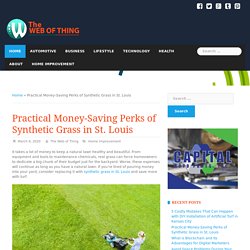 How Synthetic Grass in St. Louis Can Help You Save Money