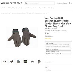 Buy Synthetic Leather Kids Garden Gloves
