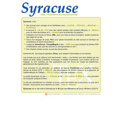 Syracuse - Accueil