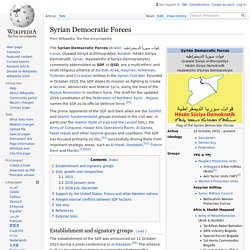 Syrian Democratic Forces - Wikipedia