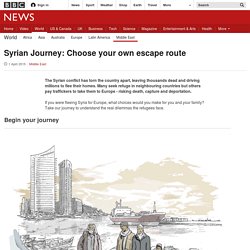 Syrian Journey: Choose your own escape route - BBC News