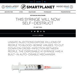 This syringe will now self-destruct