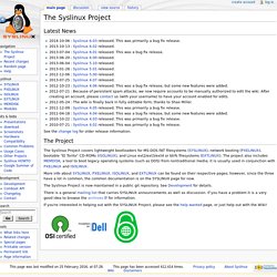 Syslinux Wiki
