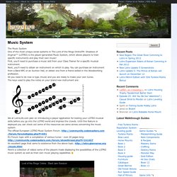 LOTRO – The Lord of the Rings Online MMORPG News, Guides, Quests, Web Comic, Community, Information