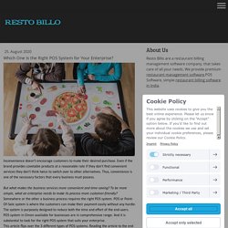 Which One Is the Right POS System for Your Enterprise? - restobilloco