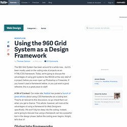 Using the 960 Grid System as a Design Framework
