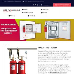 FM200 Fire System Manufacturer