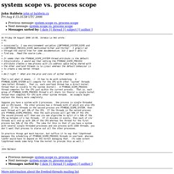 system scope vs. process scope