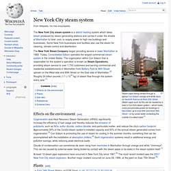 New York City steam system
