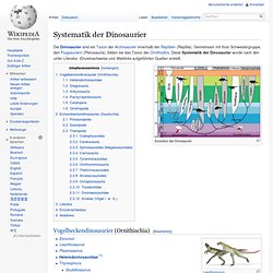 Systematik der Dinosaurier ? Wikipedia