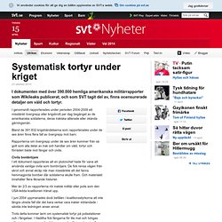 Systematisk tortyr under kriget