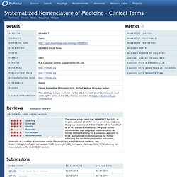 SNOMED Clinical Terms - Summary