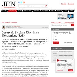 Avis d’expert : Genèse du Système d'Archivage Electronique (SAE) par Ziad Wakim – Tribune Solutions