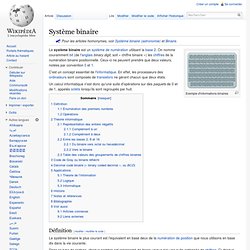 Système binaire