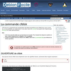 commande:cfdisk [Wiki Debian-facile]