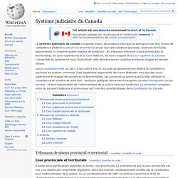 Système judiciaire du Canada