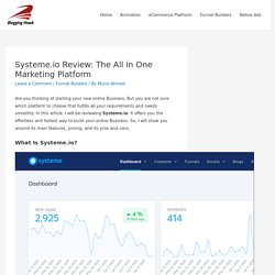 Systeme.io Review: The All in One Marketing Platform