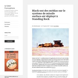 Black-out des médias sur le système de missile surface-air déployé à Standing Rock