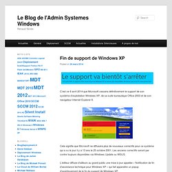 Le Blog de l'Admin Systemes Windows