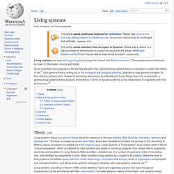 Living systems