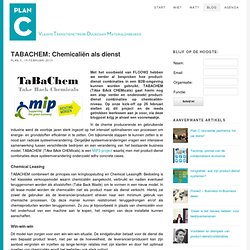 TABACHEM: Chemicaliën als dienst