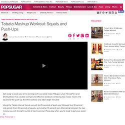 CrossFit-Style Tabata Workout Mixing Squats and Push-Ups