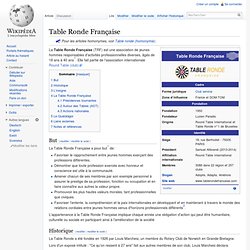 Table Ronde Française (association)