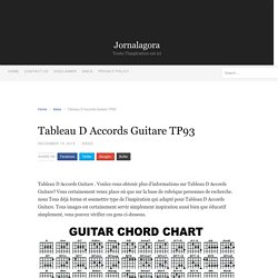 Tableau D Accords Guitare TP93