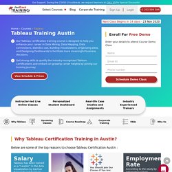 online Tableau course Austin
