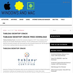 TABLEAU DESKTOP CRACK Free Download