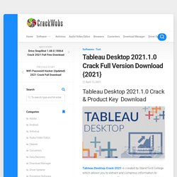 Tableau Desktop 2021.1.0 Crack Full Version Download {2021}