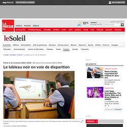 Daphnée Dion-Viens : Le tableau noir en voie de disparition | Science et technologie