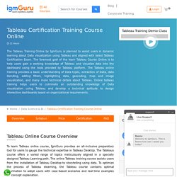 Tableau Certification Course