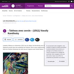 « Tableau avec cercle » (1911) Vassily Kandinsky