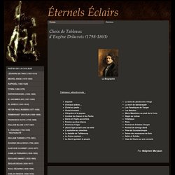 Tableaux d'Eugène Delacroix
