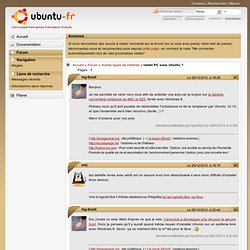 MSI S20 sous Ubuntu ? (Page 1) / Autres types de matériel