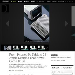 From Phones To Tablets: 26 Apple Designs That Never Came To Be