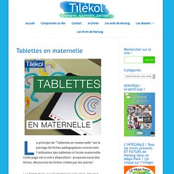 Tablettes en maternelleTilekol.org