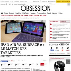 Ipad Air VS Surface 2