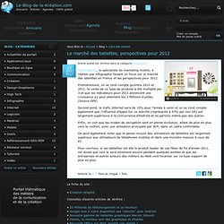 Le marché des tablettes, perspectives pour 2012
