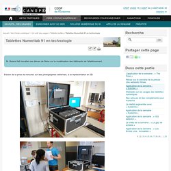 Tablettes Numeritab 91 en technologie