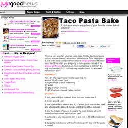 Taco Pasta Bake