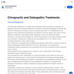 Tacoma Chiropractic on Behance