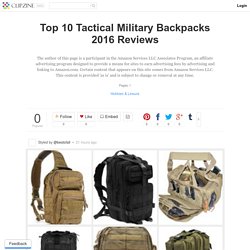 Top 10 Tactical Military Backpacks 2016 Reviews